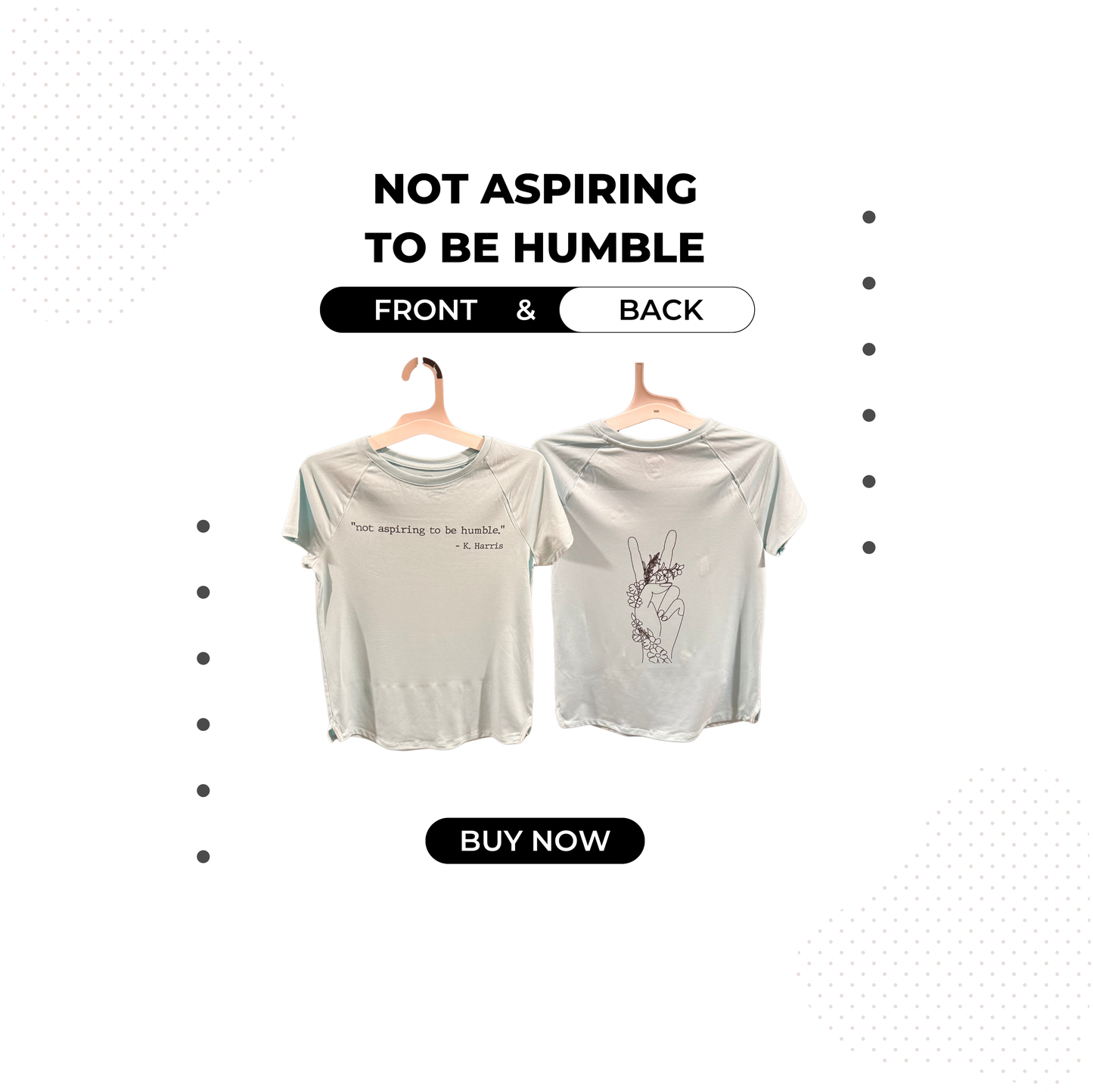 "Not aspiring to be humble" t-shirt - (youth size)