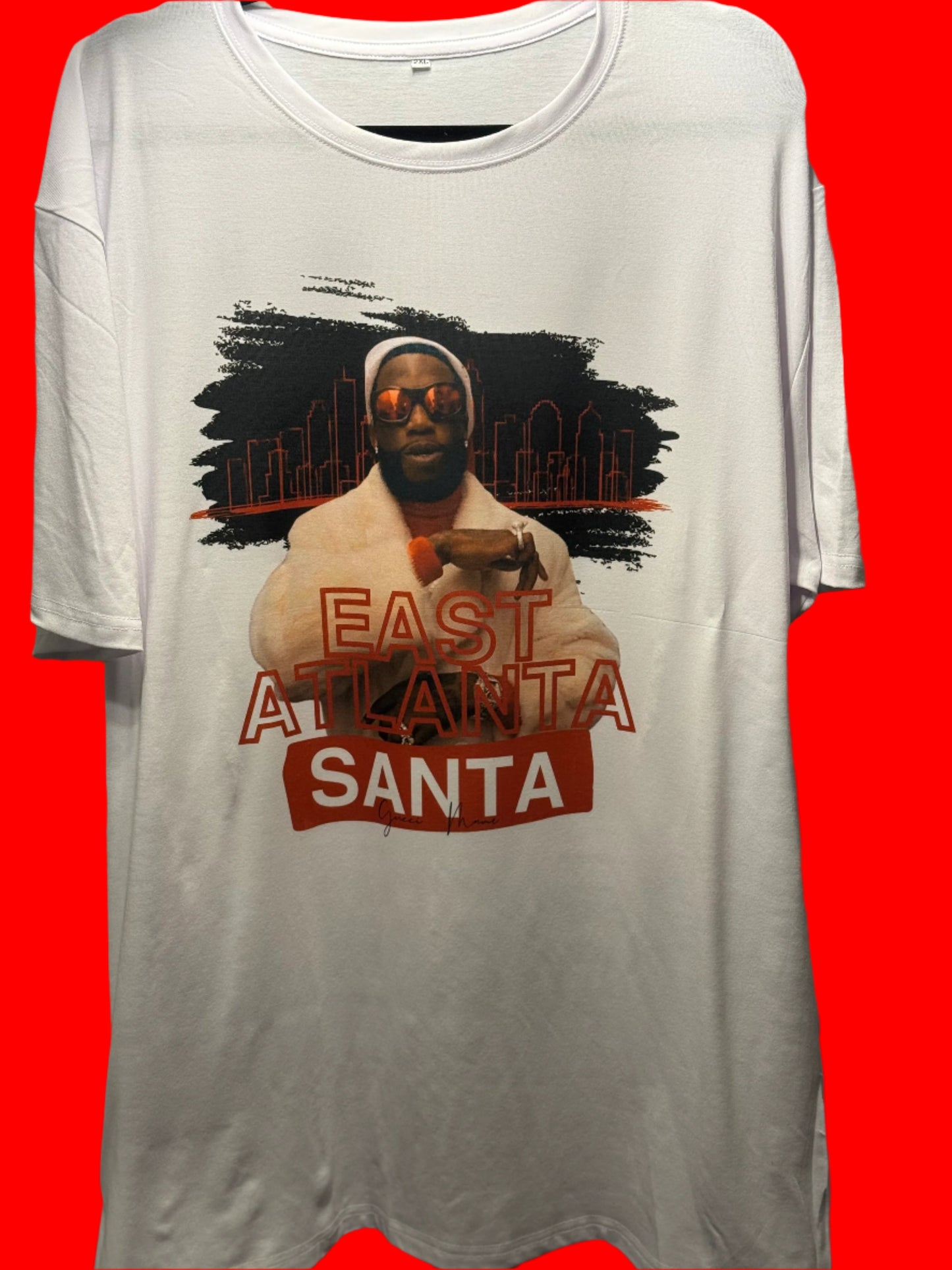 Gucci Mane Christmas T-shirt "East Atlanta Santa"