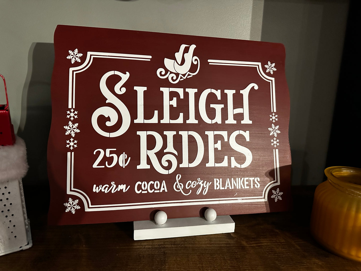 Reversible Christmas Signs
