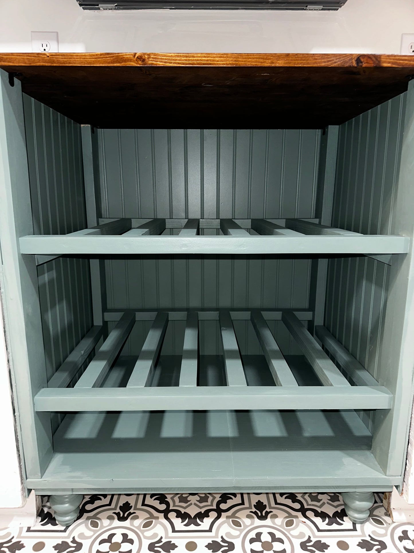 Hand-crafted Wooden Shelving Unit