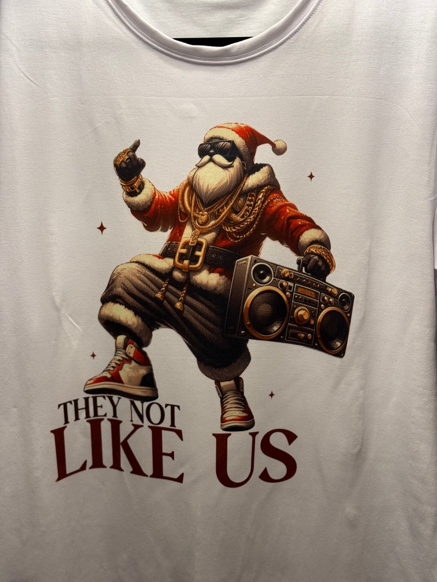 "Not Like Us" Santa t-shirt
