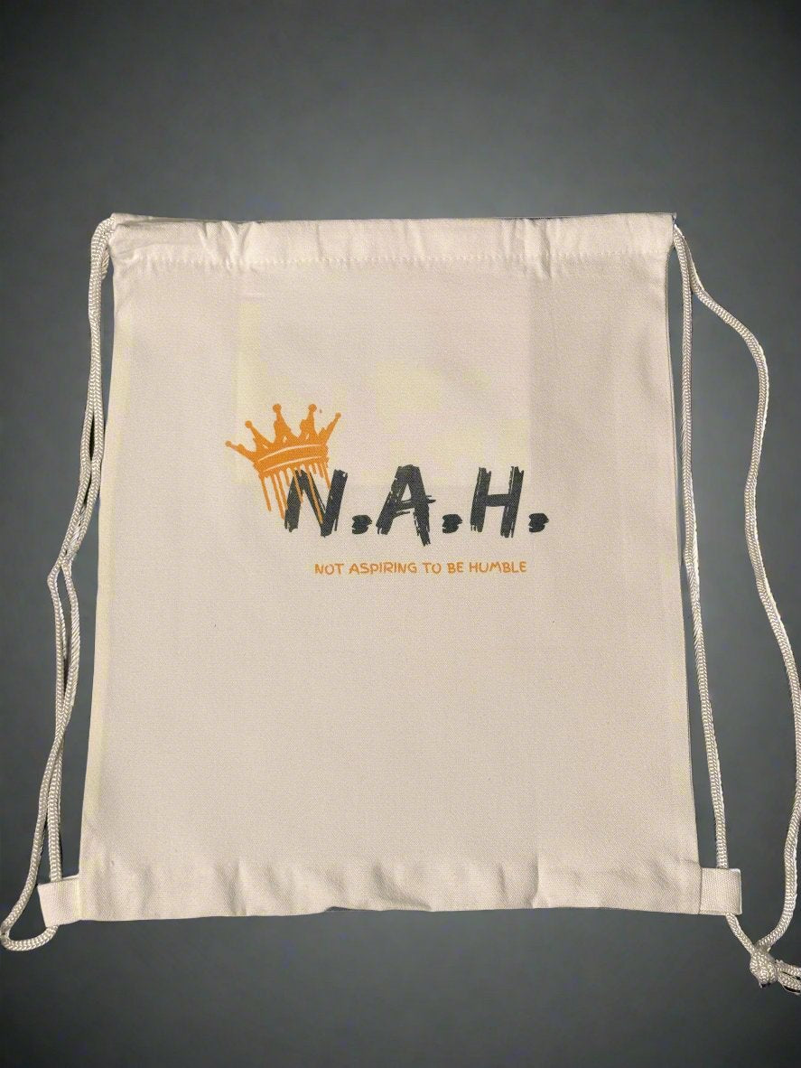 N.A.H. (Not Aspiring to be Humble) - Drawstring Bag
