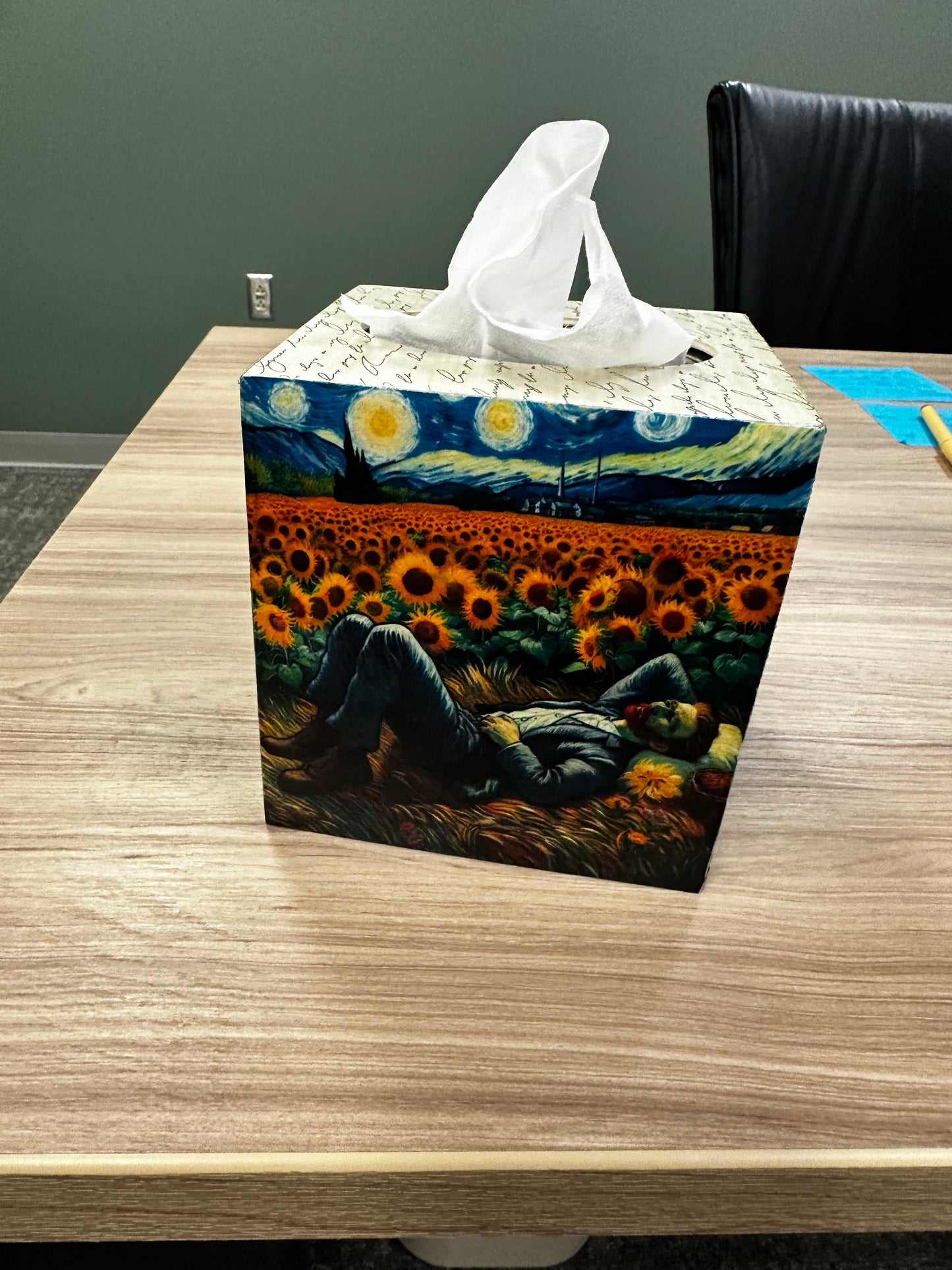 Hand-crafted Wooden Tissue Box Cover