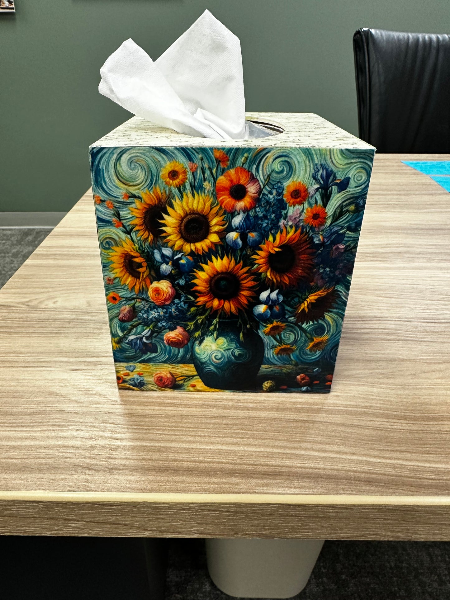 Hand-crafted Wooden Tissue Box Cover